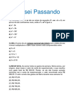 Equações Do Primeiro e Segundo Graus