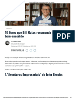 10 Livros Que Bill Gates Recomenda para Você Ser Bem-Sucedido