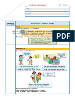 Sesion Tutoria Miercoles 28 Septiembre Una Oportunidad para Aprender