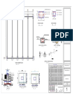 Planos Estructurales de Cercha Metálica 24m Fundacion