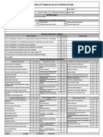 Permiso Escrito de Trabajo de Alto Riesgo