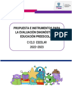 Propuesta Diagnostico Preescolar 2022-2023