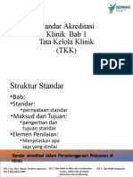 Standar Akreditasi Klinik - Bab 1 TKK