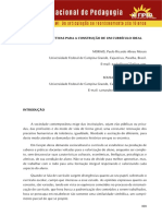 Docência - Perspectivas para A Construção de Um Curriculo Ideal - MORAIS E SOUSA