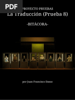 La Traducción Prueba 8 BITÁCORA