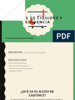 Ratios de Liquidez y Solvencia