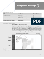 MS Excel Lesson 3 Using Office Backstage