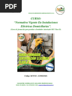 Curso Electricidad Básica Domiciliaria 32hrs. On Line