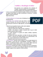 Tareas para Ventilar y Desahogar El Dolor