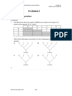 Evolution I: Multiple-Choice Questions