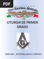 PDF Liturgia de Primer Grado Rito Nacional Mexicano