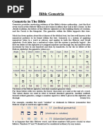 Bible Gematria