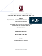 Esquizofrenia y Su Entendimiento Conductista y Aceptación Psicológica