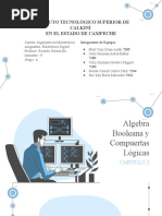 Algebra Booleana y Compuertas Lógicas