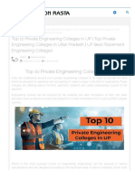 Top 10 Private Engineering Colleges in UP - Top Private Engineering Colleges in Uttar Pradesh - UP Best Placement Engineering Colleges