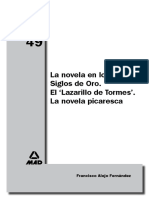 TEMA 49 - La Novela en Los Siglos de Oro. El Lazarillo de Tormes. La Novela Picaresca.