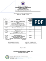 Brigada Eskwela Template On Service Credit Request