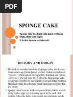 Sponge Cakes