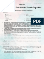 Examen Mental - Evaluación Del Paciente Psiquiátrico