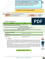 SEMANA 25 TUTORIA 2°SECUNDARIA Conflictos Familiares