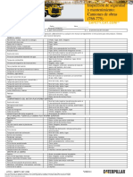 Material Checklist Camiones Mineros 769 775 Caterpillar