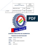 Carrera Industria de Alimentos