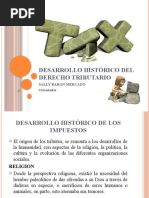 Desarrollo Histórico Del Derecho Tributario