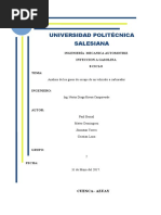 Analisis de Gases de Un Vehiculo A Carburador