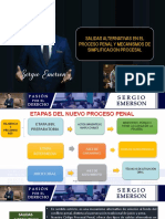 Salidas Alternativas y Mecanismos de Simplificacion Procesal