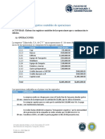 1.2 Registro de Las Operaciones en Contabilidad