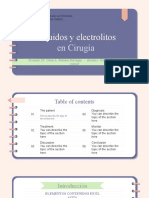 Líquidos y Electrolitos en Cirugía