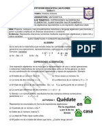 801 JM Expresiones Algebraicas. Reducción Suma y Resta