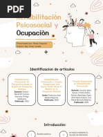 Rehabilitacion Psicosocial y Ocupacion