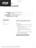 Evaluación Inicial DP - PMI