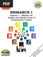 RESEARCH1 Q1 Mod10 GraphsAndTabularFormOfPresentationOfData v3FINAL