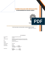 Dokumen Evaluasi Diri Sekolah (Eds) : SD Muhammadiyah Danau Sijabut