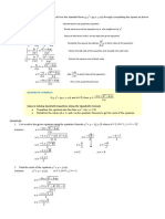 Quadratic Formula and Discriminant NOtes