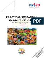 Applied - Practical Research1 - Q1 - M7-Illustrating The Importance of QR Across Fields