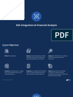 ESG Integration and Financial Analysis - Presentation