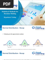 Hypothesis Testing - LVC Updated