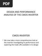 Design and Performance Analysis of The Cmos Inverter