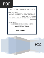 Calculo de Aforo