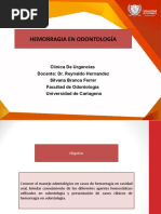 Hemorragia en Odontología. Silvana Branca