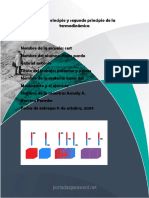 Primer Principio y Segundo Principio de La Termodinámica