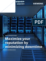 Siemens - Data Center Security - Maximize Your Reputation by Minimizing Downtime