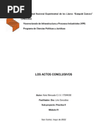 Actos Conclusivos en El Proceso Penal de Venezuela