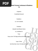 Actividad 1 Ensayo Código de Ética Del Contador Publico, Alejandro Ramirez