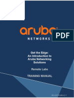 Get The Edge An Introduction To Aruba Networking Solutions Lab Guide Rev.22.11 With Covers