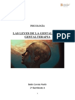 PSICOLOGÍA - Las Leyes de La Gestalt y La Gestalterapia