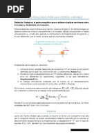 TRABAJO REALIZADO POR UNA FUERZA VARIABLE Resortes